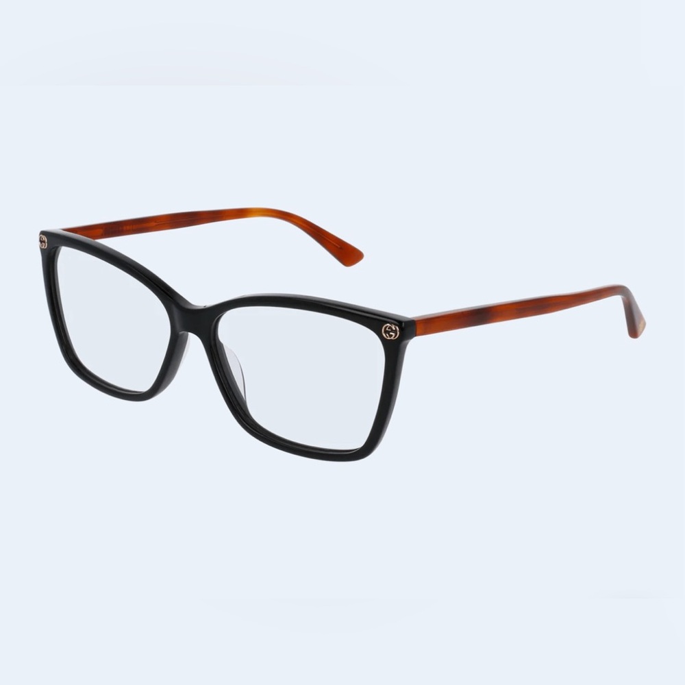 Stylish Gucci Women's Black Square Prescription high fashion Glasses